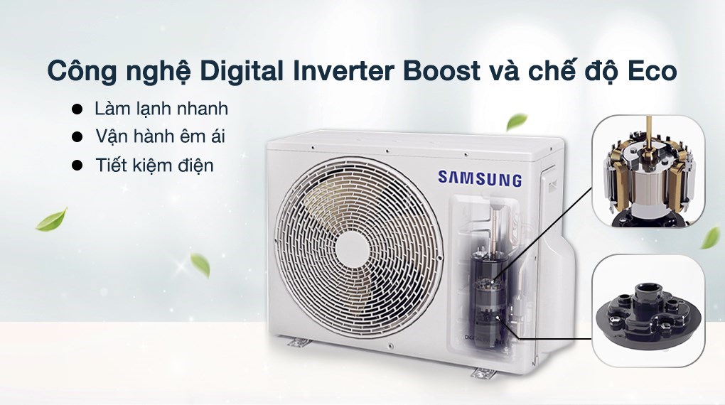 Máy lạnh Samsung Inverter 1.5 HP AR13BYAAAWKNSV