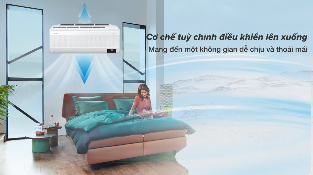Máy lạnh Samsung Inverter 1.5 HP AR13BYAAAWKNSV - Cơ chế thổi gió