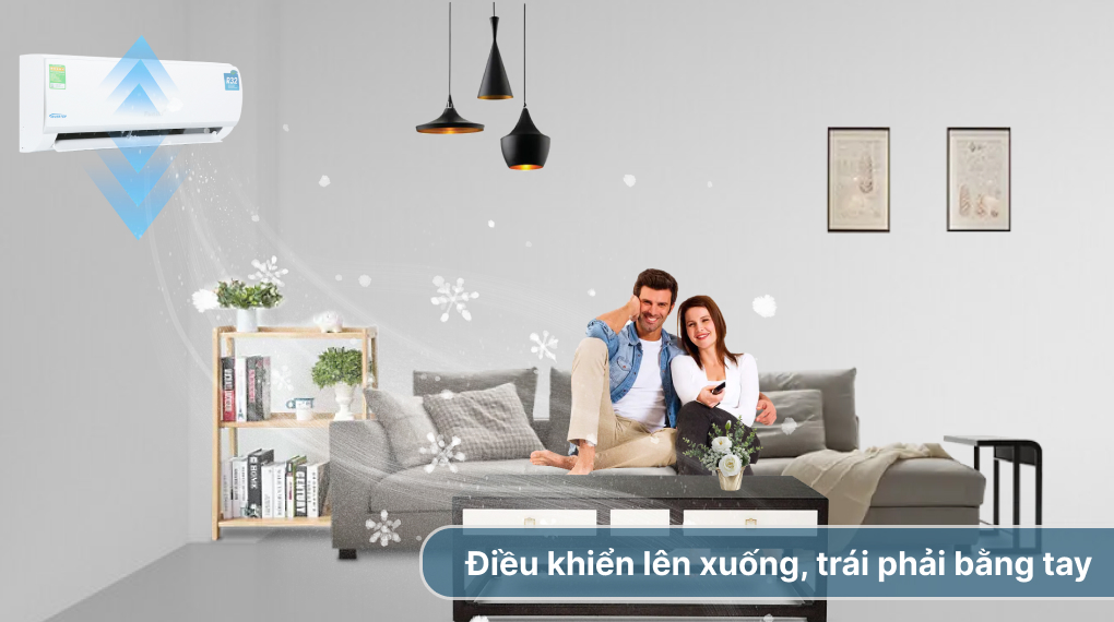 Điều hòa Funiki Inverter 12000 BTU HIC12TMU.ST3 - Cơ chế thổi gió