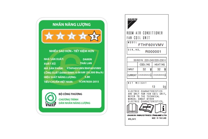 Máy lạnh 2 chiều Daikin Inverter 2.5 HP FTHF60VVMV Màu Trắng