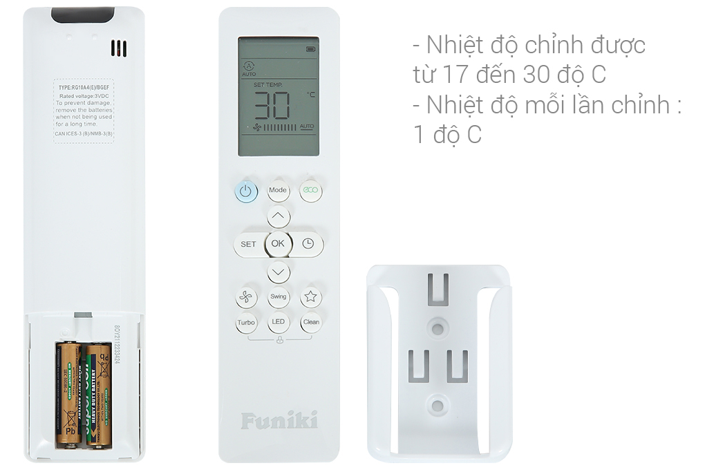 Máy lạnh Funiki Inverter 2.5 HP HIC24TMU.ST3 Màu Trắng