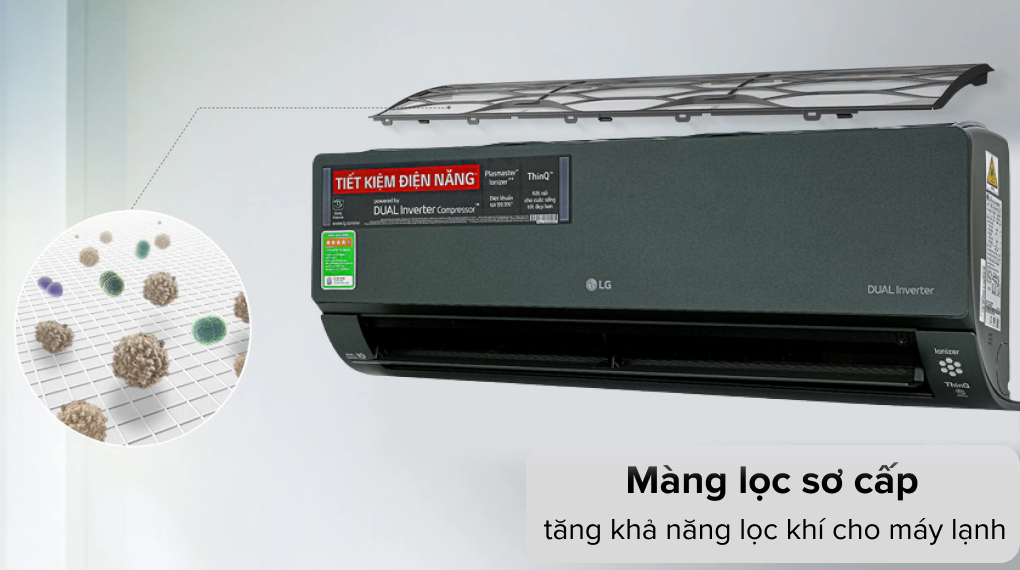Máy lạnh LG Inverter 1.5 HP V13APIG - Khả năng lọc vi khuẩn