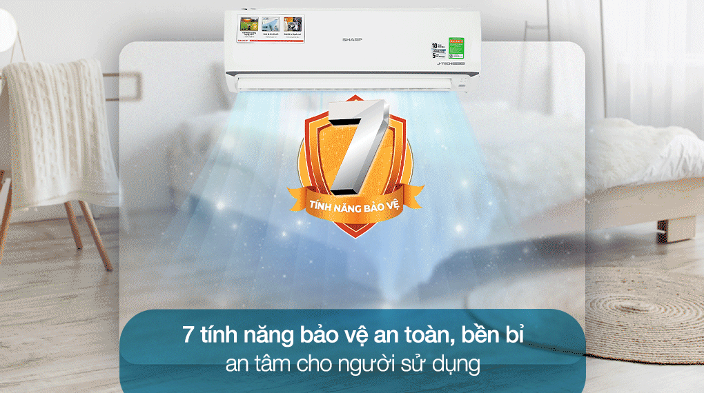 Máy lạnh Sharp Inverter 1 HP AH-X10ZW