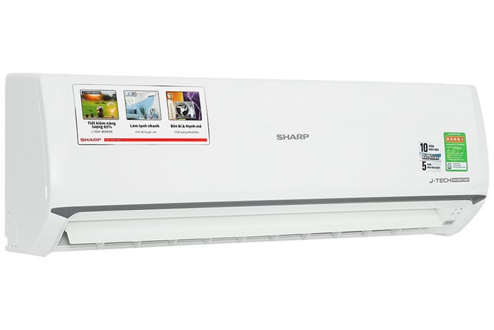Máy lạnh Sharp Inverter 1 HP AH-X10ZW Màu Trắng