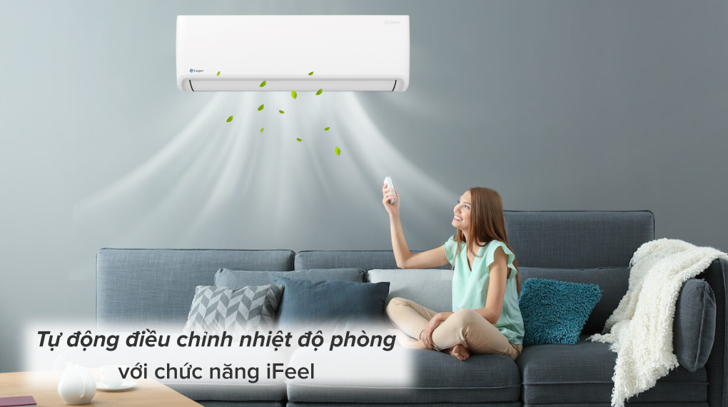 Máy lạnh Casper hai chiều Inverter 1 HP GH-09IS33 - Cơ chế thổi gió