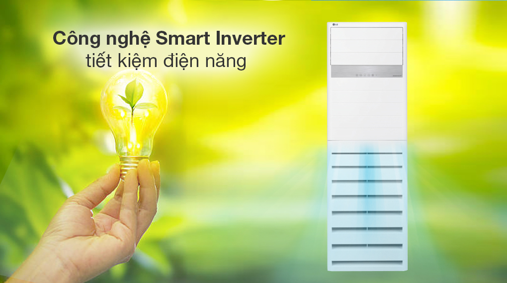 Máy lạnh tủ đứng LG Inverter 4 HP ZPNQ36LR5A0 (3 Pha) - Công nghệ tiết kiệm điện