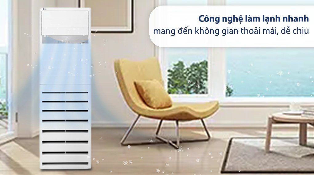 Hình ảnh Máy lạnh tủ đứng LG Inverter 5 HP ZPNQ48GT3A0