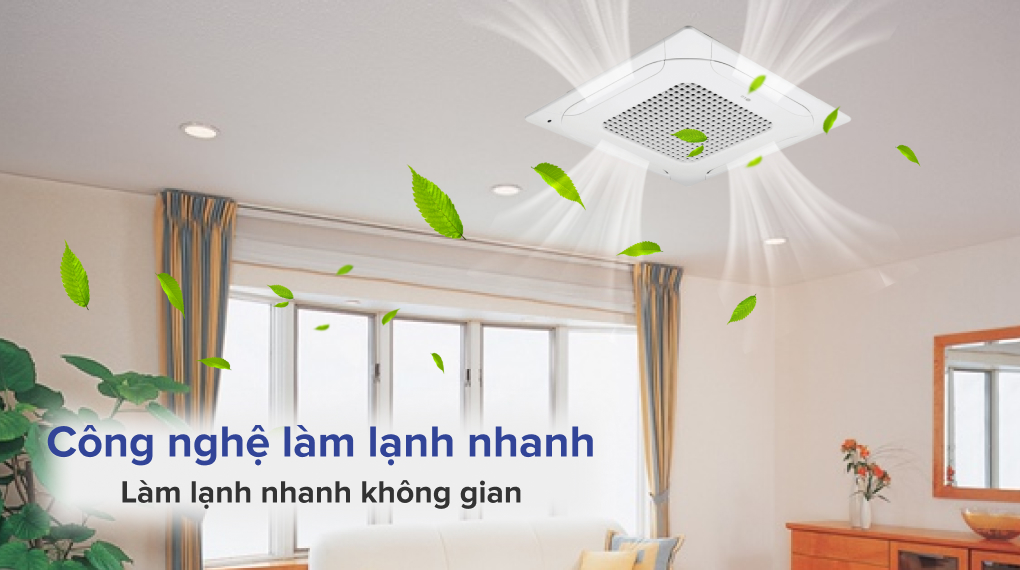 Máy lạnh âm trần LG Inverter 5 HP ZTNQ48GMLA0 - Công nghệ làm lạnh