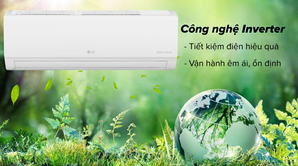 Điều hòa LG Inverter 8800 BTU V10WIN - Công nghệ tiết kiệm điện