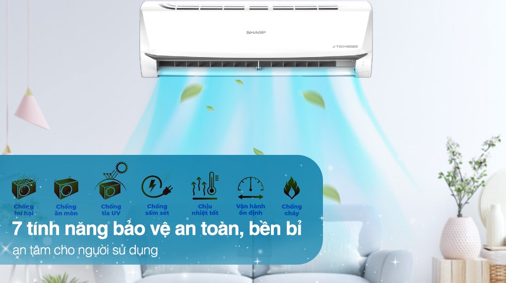 Máy lạnh Sharp Inverter 1.5 HP AH-X13ZEW