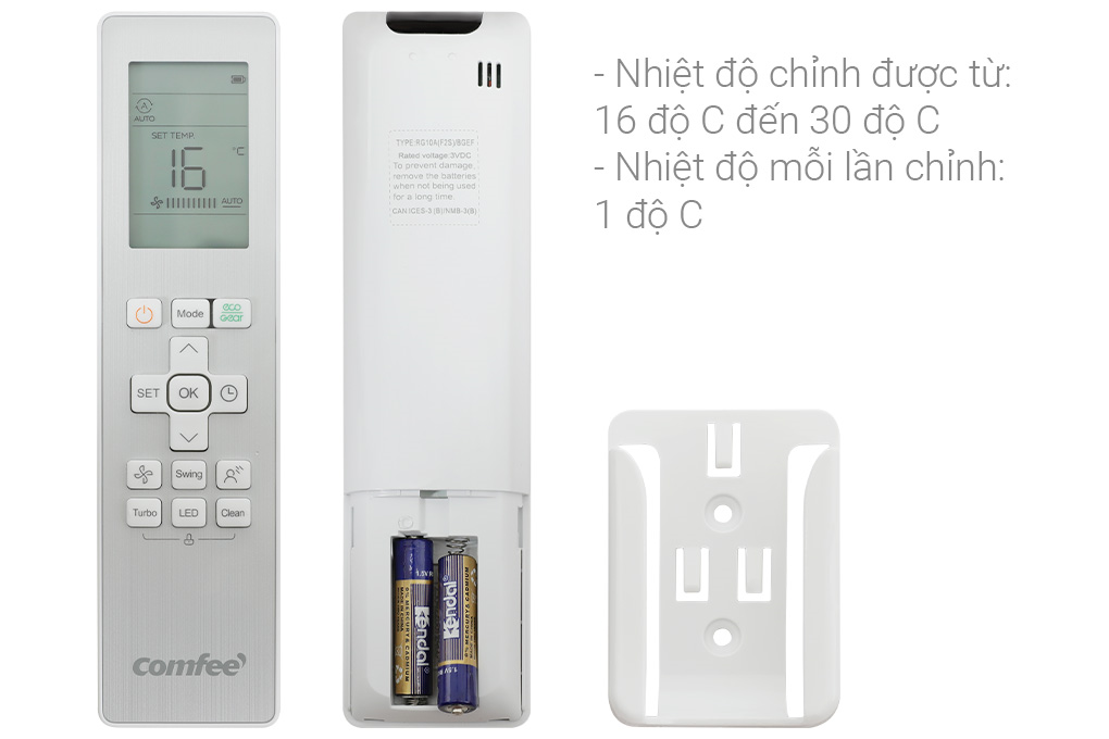 Máy lạnh Comfee Inverter 2 HP CFS-18VDGF-V Màu Trắng
