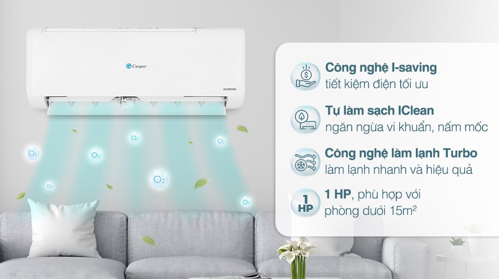 Bạn muốn có một không gian nhà đầy đủ tiện nghi và sang trọng? Hãy xem hình ảnh máy lạnh Casper Inverter - sản phẩm tiên tiến về công nghệ, giúp làm mát không gian nhanh chóng và tiết kiệm năng lượng hiệu quả.