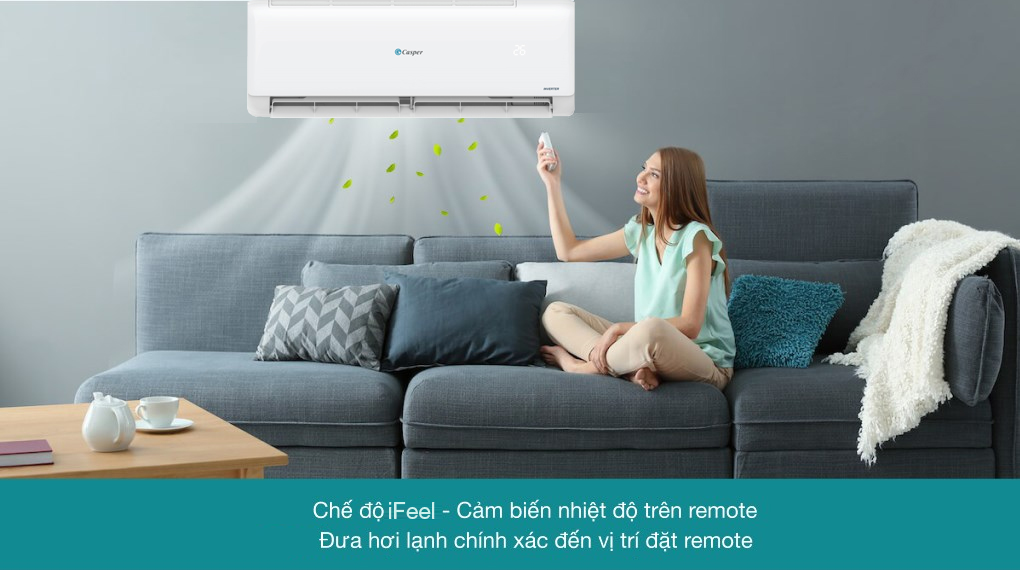 Điều hòa Casper Inverter 9000 BTU TC-09IS35 - Cơ chế thổi gió