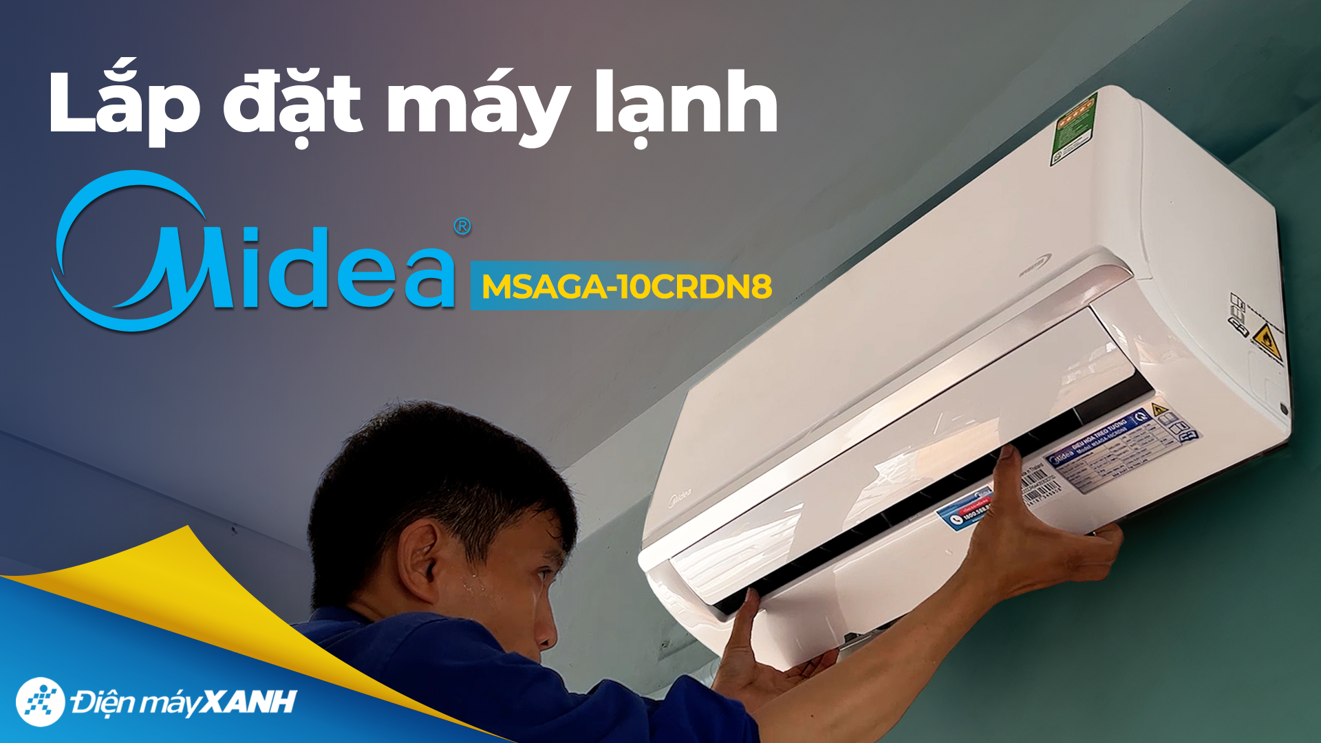 Máy lạnh Midea Inverter 1 HP MSAGA-10CRDN8