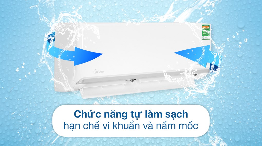 Máy lạnh Midea Inverter 1 HP MSAGA-10CRDN8