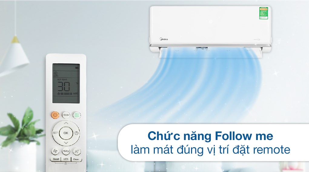 Máy lạnh Midea Inverter 1 HP MSAGA-10CRDN8
