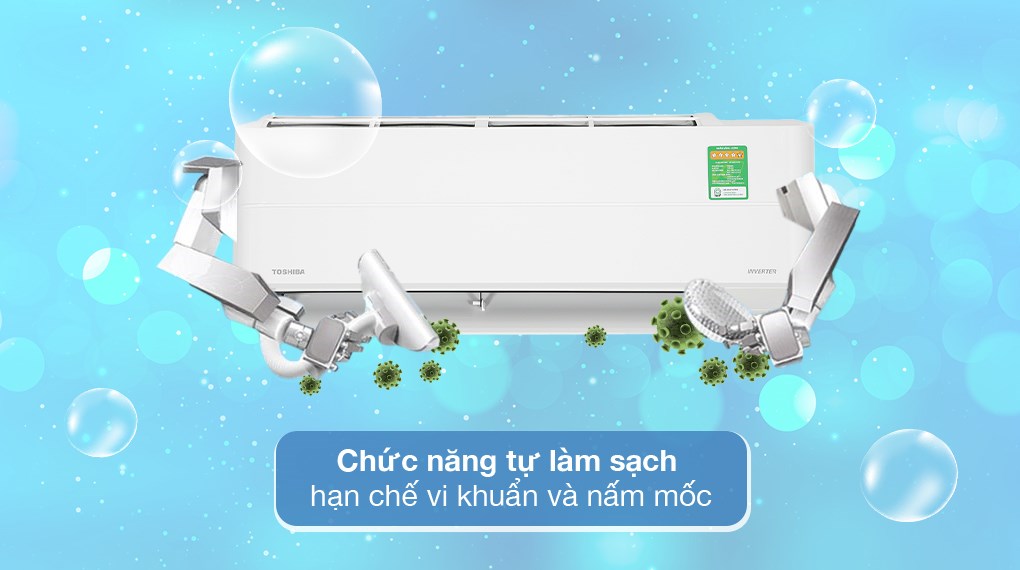 Máy lạnh Toshiba Inverter 1 HP RAS-H10Z1KCVG-V - 8