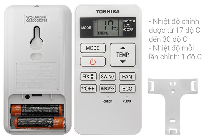 Máy lạnh Toshiba Inverter 1 HP RAS-H10Z1KCVG-V Màu Trắng