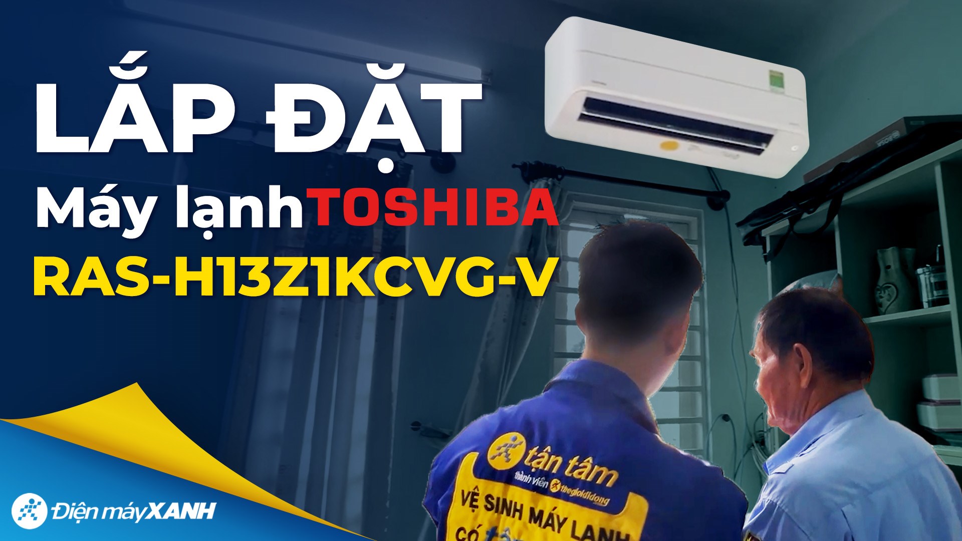 Máy lạnh Toshiba Inverter 1.5 HP RAS-H13Z1KCVG-V