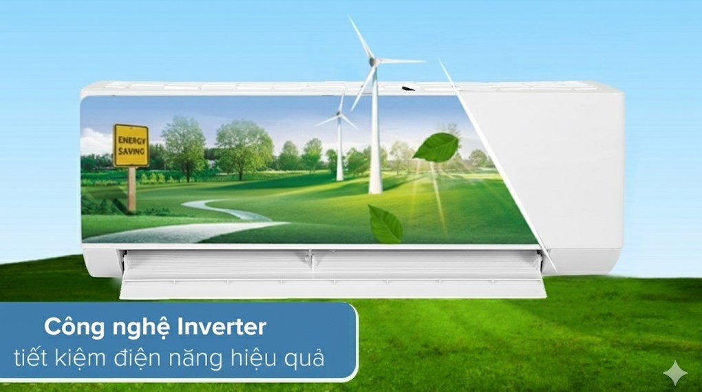 Máy lạnh Aqua Inverter 1 HP AQA-RV9QA