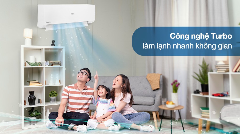 Máy lạnh Aqua Inverter 1.5 HP AQA-RV13QA