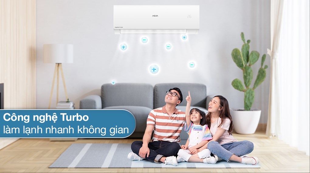 Máy lạnh Aqua Inverter 1 HP AQA-RUV10XAW