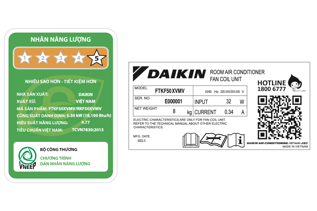 Máy lạnh Daikin Inverter 2 HP FTKF50XVMV - 11