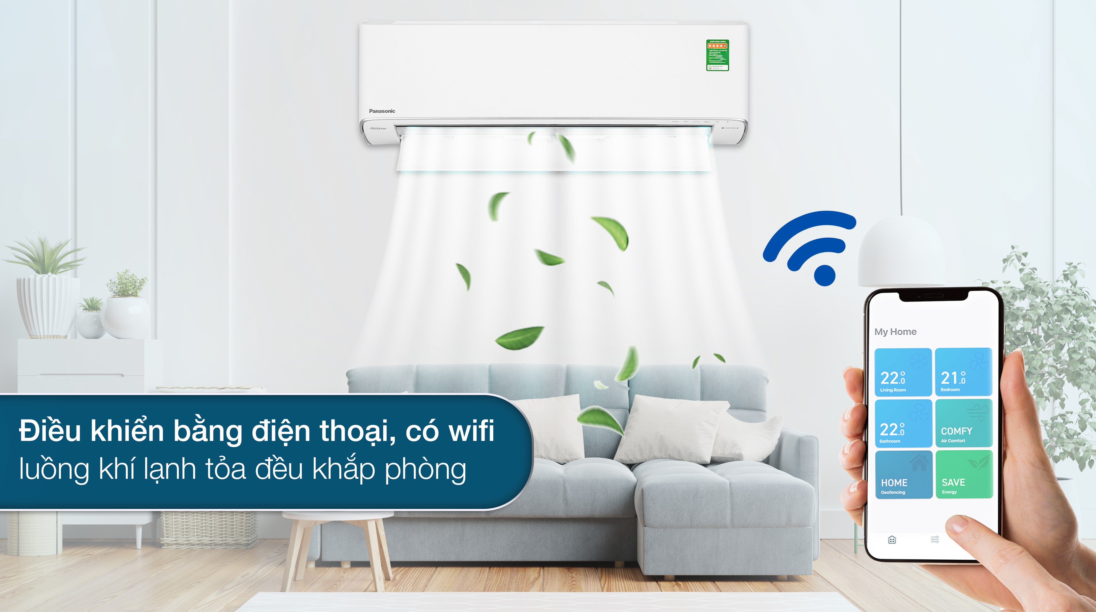 Hình ảnh Máy lạnh Panasonic Inverter 1 HP CU/CS-XU9ZKH-8