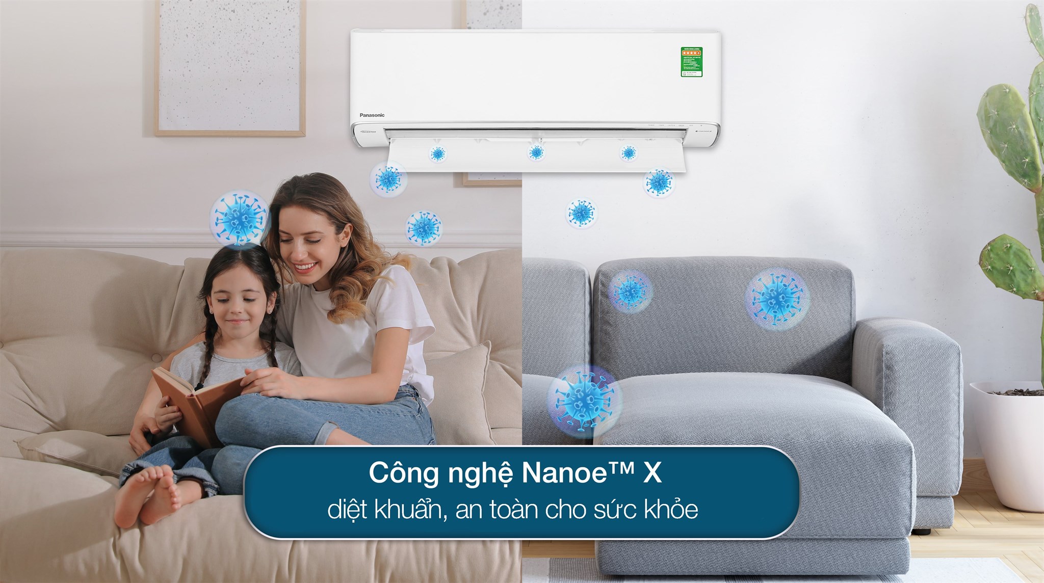 Máy lạnh Panasonic Inverter 1 HP CU/CS-XU9ZKH-8