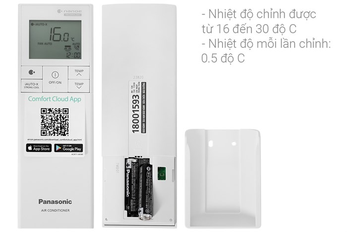 Máy lạnh Panasonic Inverter 1 HP CU/CS-XU9ZKH-8 Màu Trắng