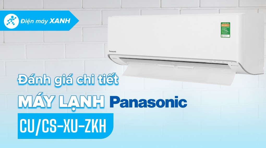 Máy lạnh Panasonic Inverter 1.5 HP CU/CS-XU12ZKH-8