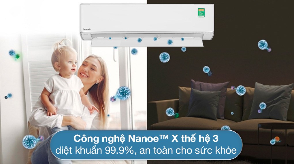 Máy điều hòa 2 chiều Panasonic Inverter 1 HP CU/CS-XZ9ZKH-8