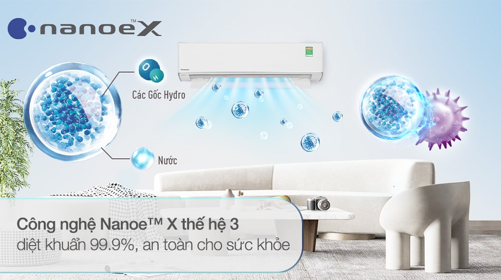 Máy điều hòa 2 chiều Panasonic Inverter 2.0 HP CU/CS-XZ18ZKH-8