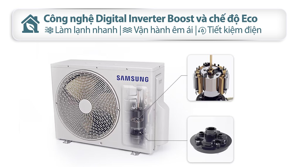 Hình ảnh Máy lạnh Samsung Wind-Free Inverter 1 HP AR10CYECAWKNSV