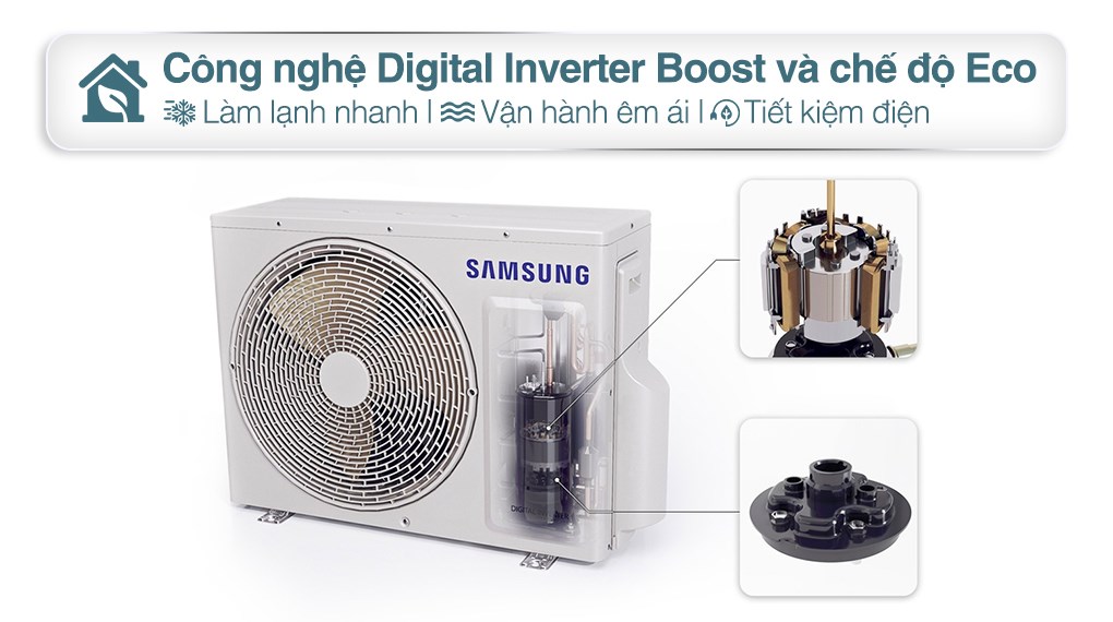 Hình ảnh Máy lạnh Samsung Wind-Free Inverter 1 HP AR10CYFAAWKNSV