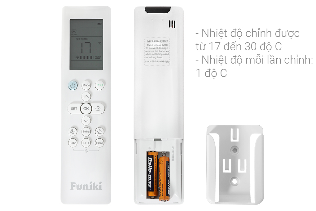 Máy lạnh Funiki Inverter 1 HP HIC09TMU Màu Trắng