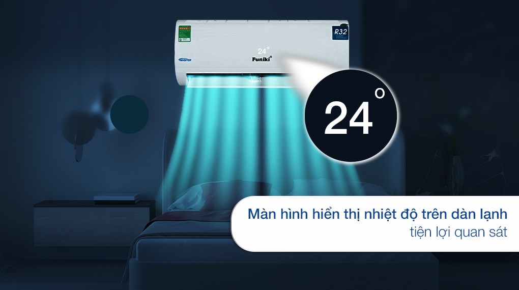 Máy lạnh Funiki Inverter 1.5 HP HIC12TMU