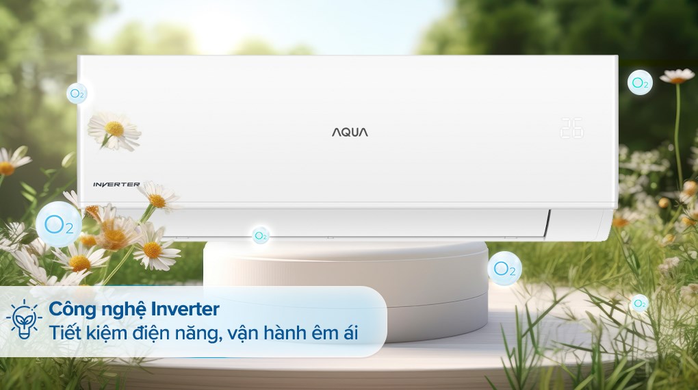 Máy lạnh Aqua Inverter 1 HP AQA-RV9QC