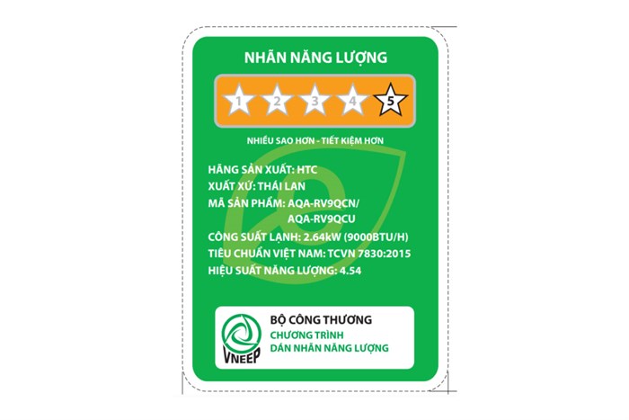 Máy lạnh Aqua Inverter 1 HP AQA-RV9QC Màu Trắng