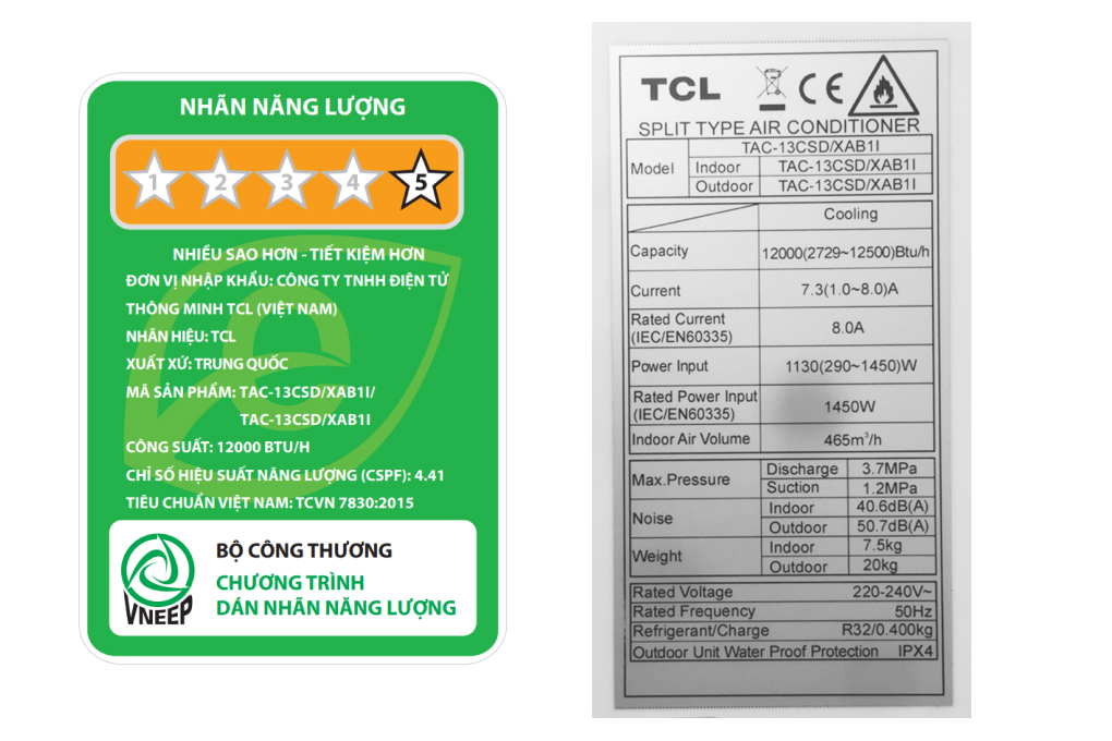Máy lạnh TCL Inverter 1.5 HP TAC-13CSD/XAB1I Màu Trắng