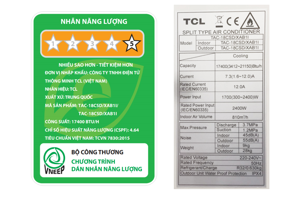 Máy lạnh TCL Inverter 2 HP TAC-18CSD/XAB1I Màu Trắng