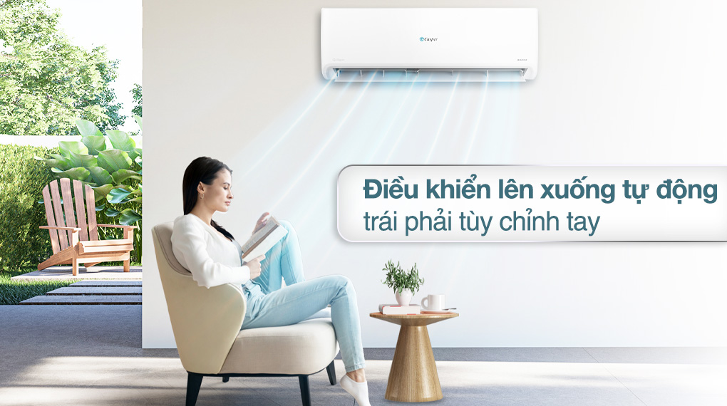 Điều hòa Casper Inverter 9500 BTU GC-09IS35 - Đảo gió