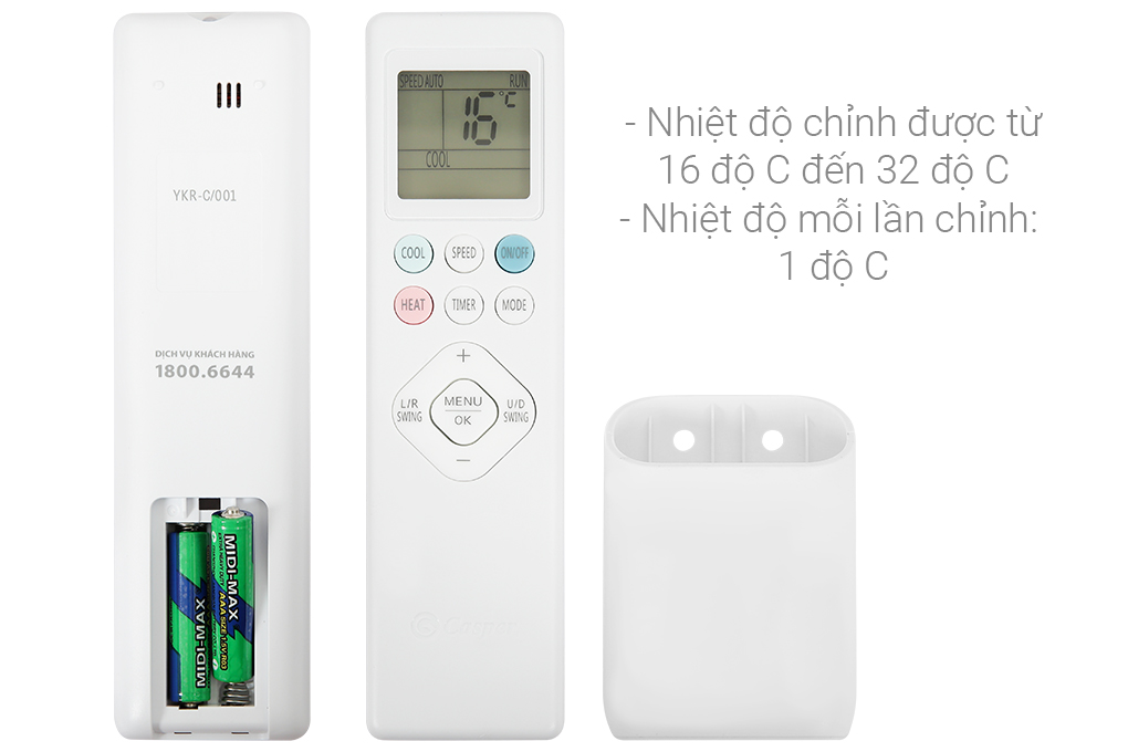 Máy lạnh Casper Inverter 1 HP GC-09IS35 Màu Trắng
