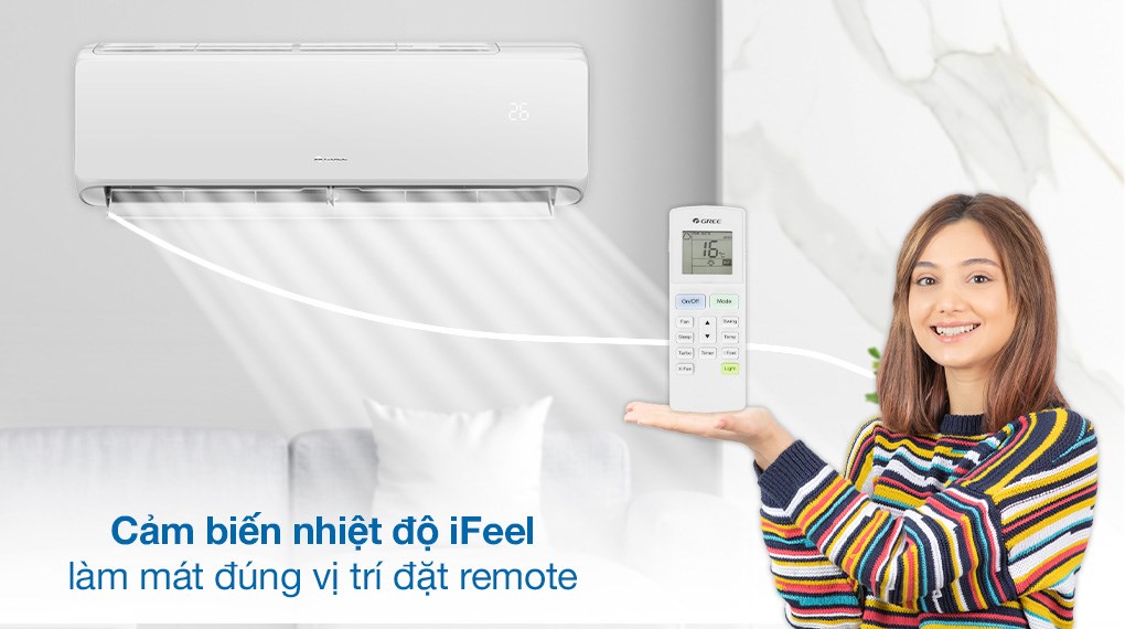 Máy lạnh Gree Inverter 1.5 HP CHARM12CI