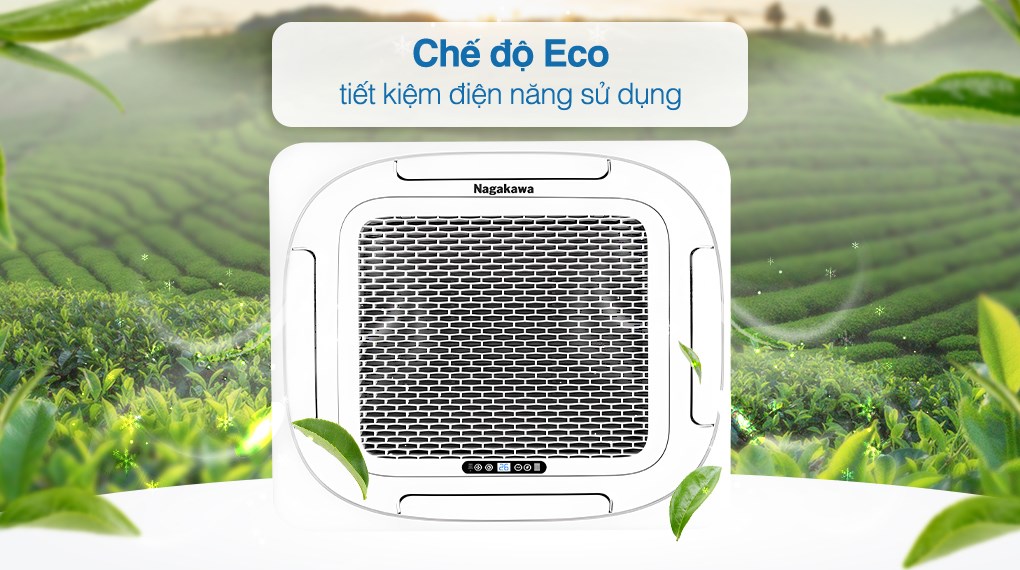 Máy lạnh âm trần Nagakawa 5 HP NT-C50R1T20 - Chế độ Eco