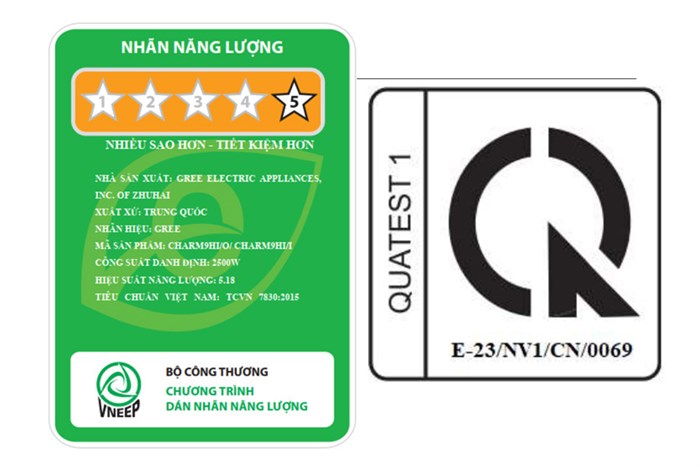 Máy lạnh 2 chiều Gree Inverter 1 HP CHARM9HI Màu Trắng