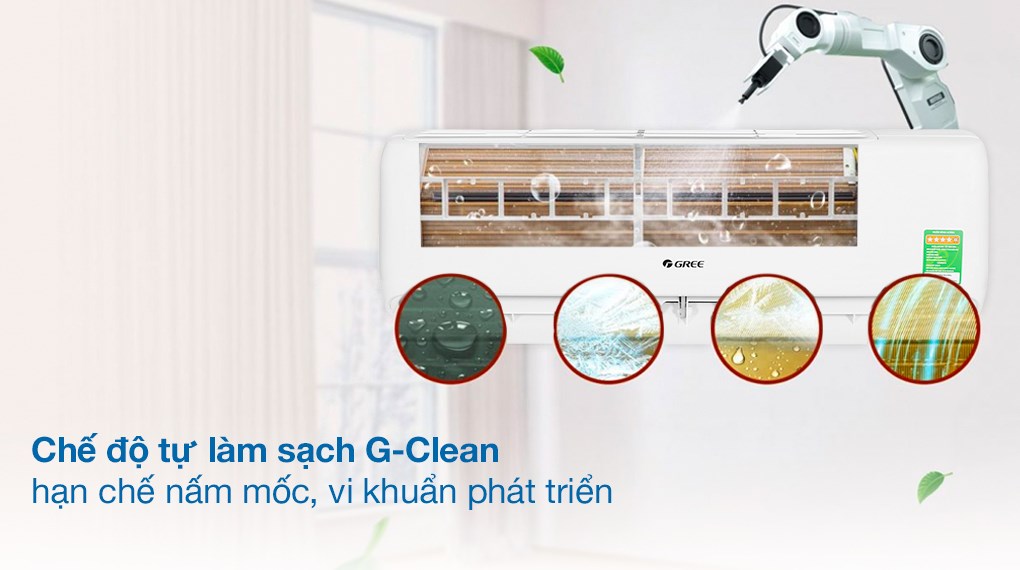 Máy lạnh 2 chiều Gree Inverter 1 HP CHARM9HI