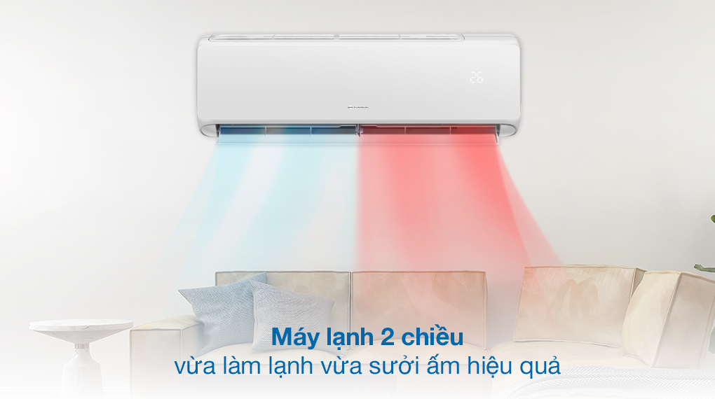 Máy lạnh 2 chiều Gree Inverter 1 HP CHARM9HI