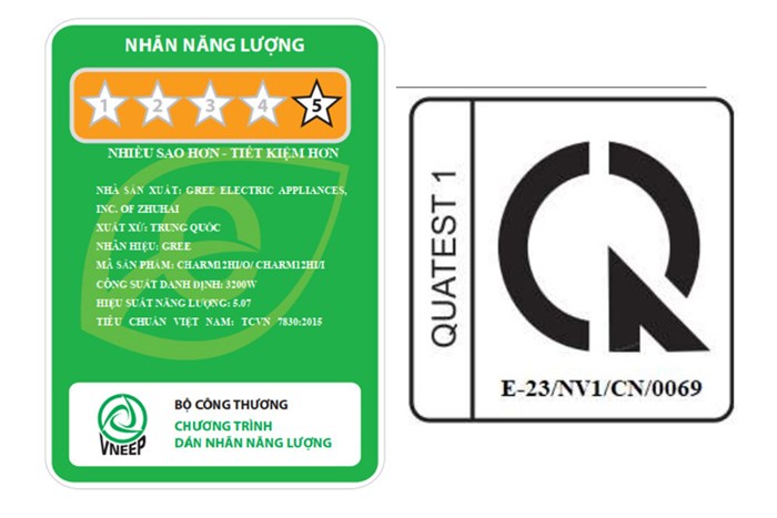 Máy lạnh 2 chiều Gree Inverter 1.5 HP CHARM12HI Màu Trắng