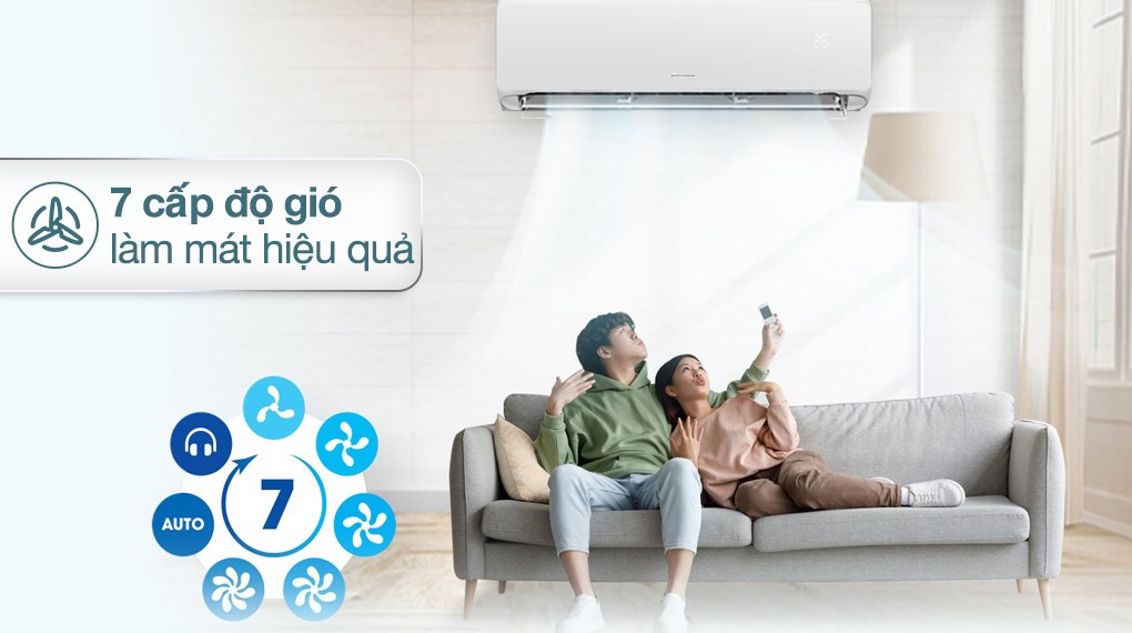 Máy lạnh 2 chiều Gree Inverter 2 HP CHARM18HI